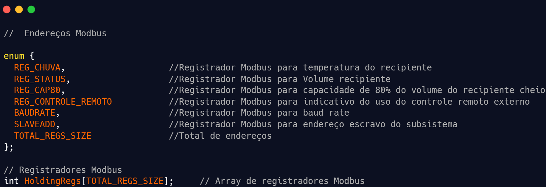 Endereçoes e Registradores Modbus_comporta
